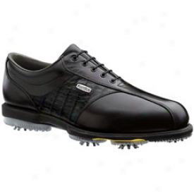 Footjoy Closeout Mens Dryjoys Golf Shoes (black/black) - Fj# 53614