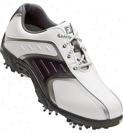 Footjoy Juniors Golf Shoes (white/blzck/silver) - Fj# 45017