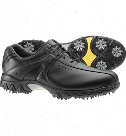 Footjoy Mens Contour Golf Shoes (black/black) - Fj# 54184