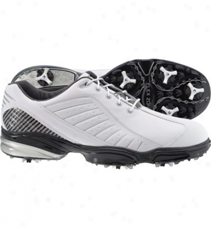 Footjoy Mens Fj Sport - White Golf Shoes (fj#53197)