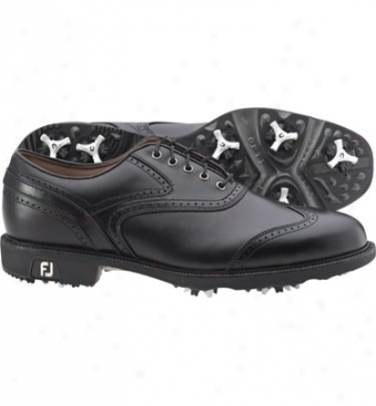 Footjoy Mens Icon - Black Golf Shoe (fj#52271)