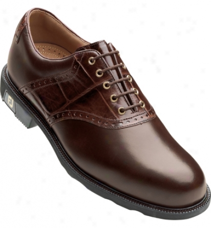 Footjoy Mens Icon Golf Shoes (dark Brown) - Fj# 52236