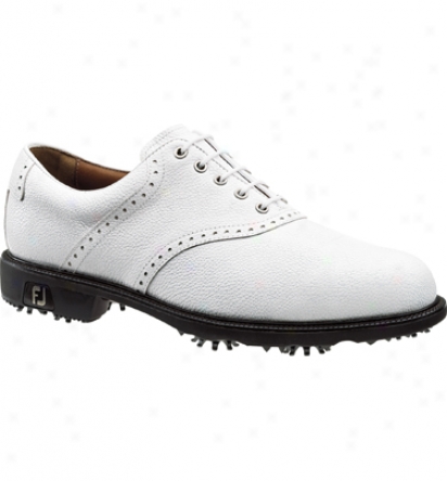 Footjoy Mens Icon Golf Shpes (white/white) - Fj# 52005