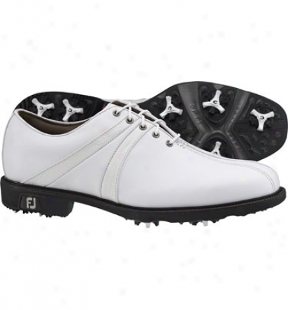 Footjoy Mens Icon - White Iguana Print Golf Shoes (fj#52114)