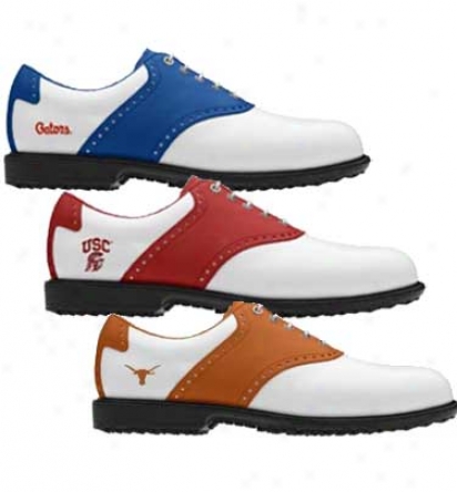 Footjoy Mens Ncaa Professional Spikeless Traditional Load Myjoys Golf Shoes - Fj#52230