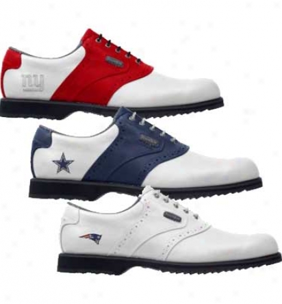 Footjoy Mens Nfl Dryjoys Spikeless Myjoys Golf Shoes - Fj# 53665