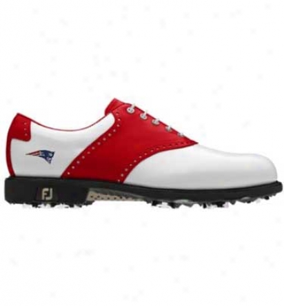 Footjoy Mens Nfl Dryjoys Traditional Myjoys Golf Shoes - Fj# 53465