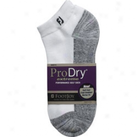 Footjoy Mens Prodry Sport White Socks