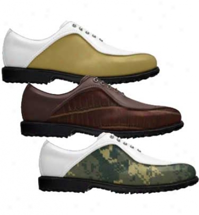 Footjoy Mens Professional Spikeless Asymmetrical Myjoys Golf Shoes - Fj# 52390
