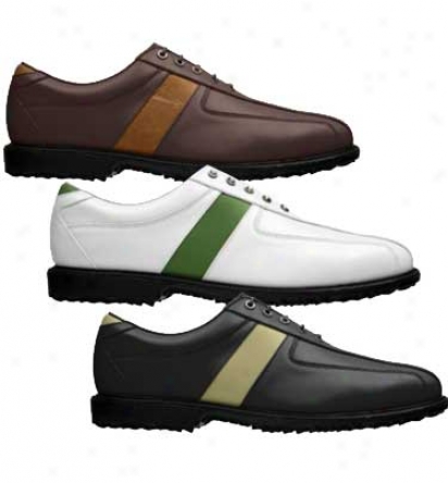 Footjoy Mens Professional Spikeless Sport Saddle Myjoys Golf Shoes - Fj# 52330