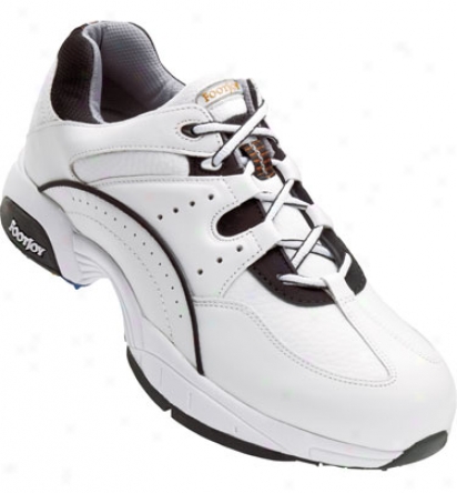 Footjoy Mens Superlites Golf Shoes (white/navy) - Fj# 56732