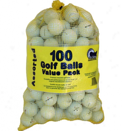 Golf Balls Only Practice B & C Grade Golf Ballw (100 Pack)