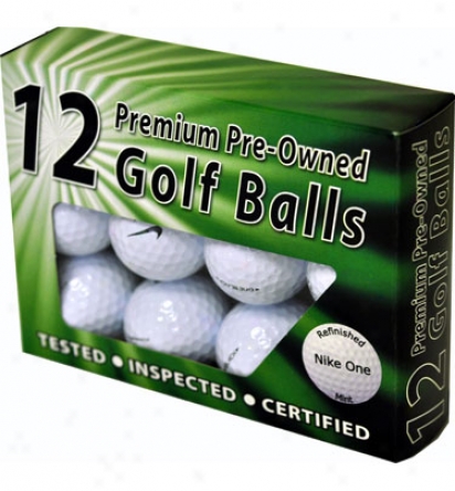 Golf Balls Sole Refinished Nike One A Grade Golf Balls