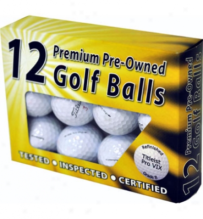 Golf Balls Only Refinished Titleist Pro V1x B Grade Golf Balls