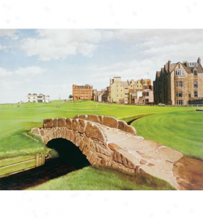 Golf Gifts & Gallery Canvas Art - St Andrews, 23 In. X 29 In.