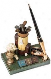 Golf Gifts & Gallery Classic Golf Calendar & Pen Set