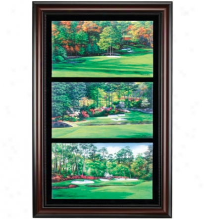 Golf Gifts & Gallery Framed 25 In.x39 In. Canvas Amen Corner