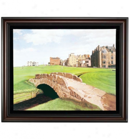 Golf Gifts & Gallery Framed 30 In.x36 In. Canvas St Andrews