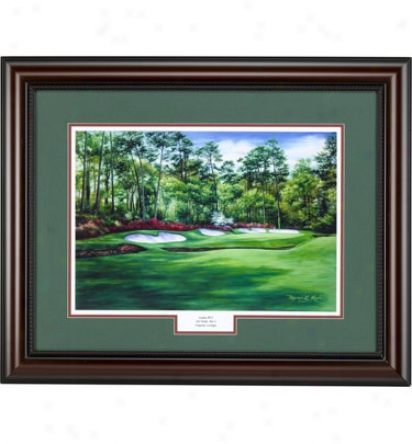 Golf Gifts & Gallery Framec Art - Augusta #13, 17 In. X 19 In.