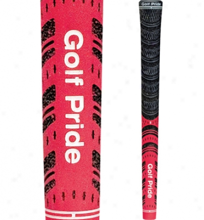 Golf Pride New Decade Multicompound Cord Red .600 Ribbed Grasp