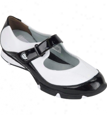 Golfstream Womens Summer Golf Shoes (black/white)