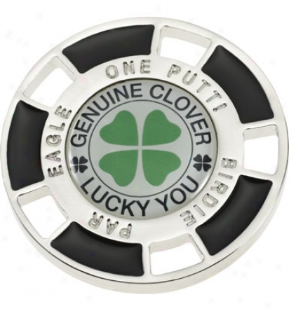 Good Luck Brand 4 Leaf Clover Chip Ball Marker