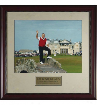 Gotta Have It Golf Jack Nicklaus 2005 Farewell To St. Andrews - Framed Golf Photo