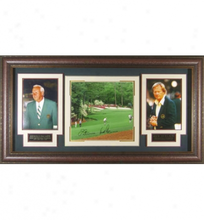 Gotta Have It Golf Nickpaus & Palmer Signed 1995 Masters Photo