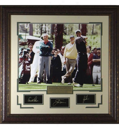 Gotta Hsve It Golf Tiger, Golden Bear, And The King - Masters Laser Engraved Display