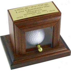Magnanimous Golf Memories Personalized Hole-in-one Display