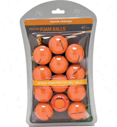 Hank Haney Foam Practice Balls 12 Ct