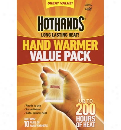 Hot Hands Air Activated Disposablle Hand Warmers (10-pack)