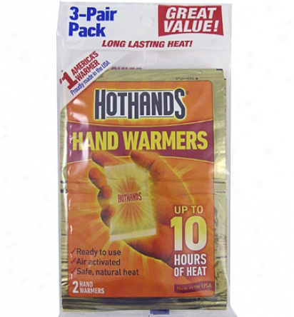 Hot Hands Airr Axtivated Disposable Hand Warmers (3 Pack)