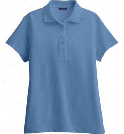 Izod Logo Womend Pima Cool Polo