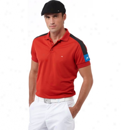 J. Lindeberg Mens Dob Wicking Polo