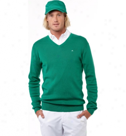 J. Lindeberg Mens Melvin V-neck Sweater