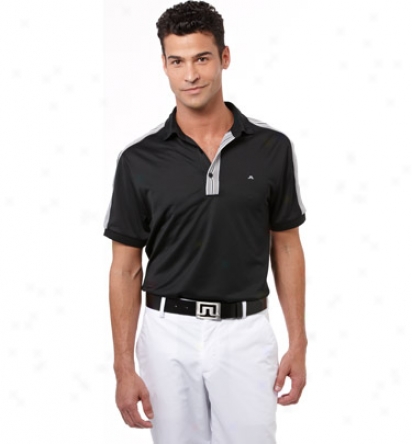 J. Lindebe5g Mens Vinson Wicking Polo