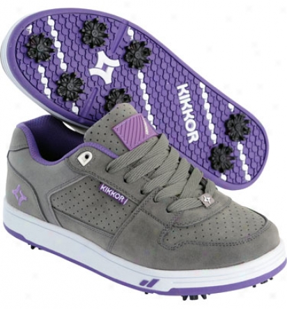 Kikkor Golf Mens Eppik 2.0 Bteathe Golf Shoes - Purple Reign