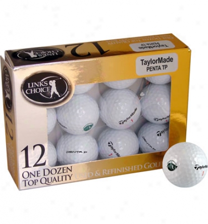 Links Choice Recycled/refinished Taylormade Penta Golf Balls