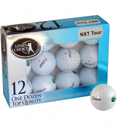 Links Choice Recycled/refinished Titleist Nxt Tour Golf Balls