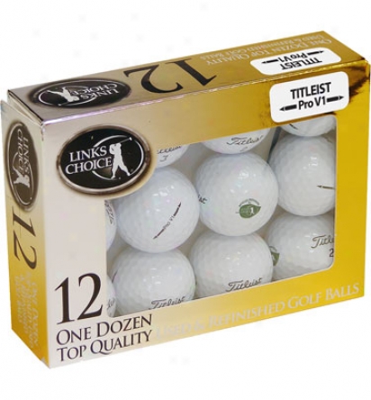 Links Choice Refinished Titleist Pro V1 Mint Grade Golf Balls