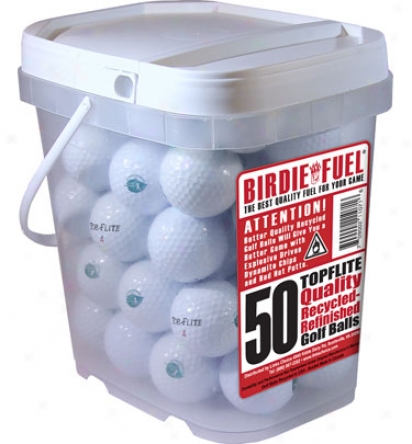 Links Choice Refinished Top-flite Mint Grade Golf Balls (50 Pack)