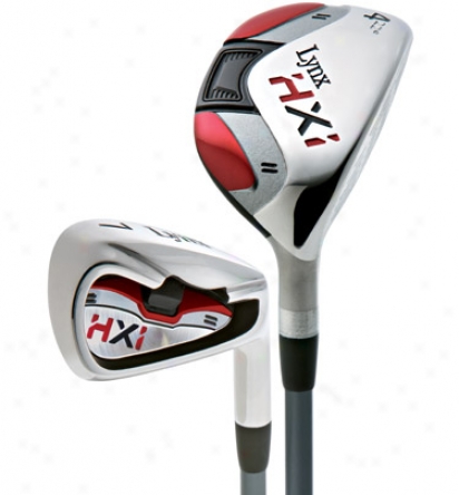Lynx 2010 Hxi Iron Write 3h, 4h, 5h, 6-pw With Graphite/steel Shafts