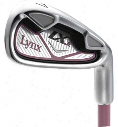 Lynx 2011 Pink Junior Individual Irons Ages 3-6