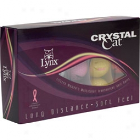 Lynx Crystal Cat Golf Balls 15-pack