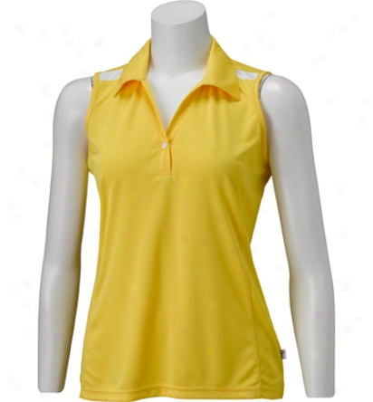 Maggie Lane Womens Sleevelless Shoulder Detail Polo