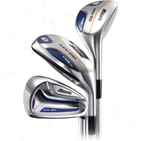 Mizuno Pre-owned Mizuno Mx 100 Iron Set 4h, 5h 6-gw Through  Steel Shafts