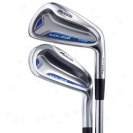 Mizuno Pre-owned Mx 200 Iron Set 4-pw, Gw With Grahite Shafts