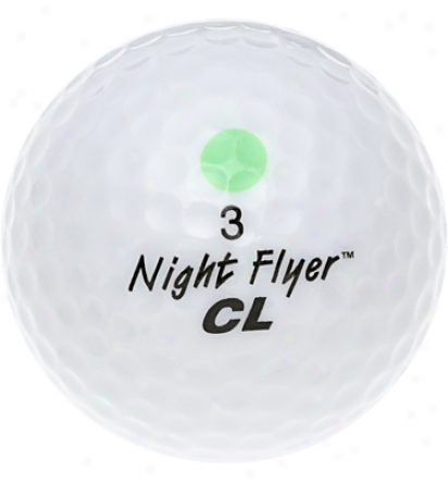 Night Flyer Electronic Lighted Golf Ball-green