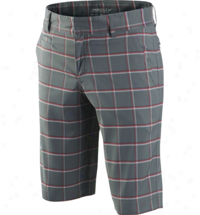 Nike Boys Dri-fit Plaid Short